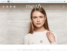 Tablet Screenshot of meabenamels.com